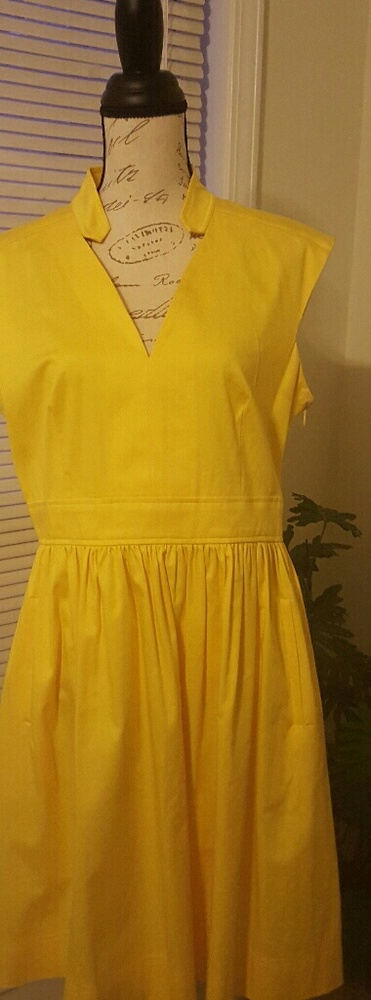 Yellow Calvin Klein Dress